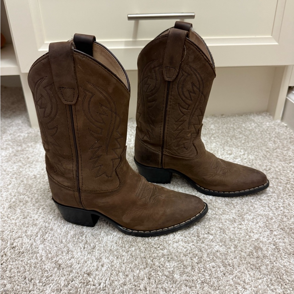 Brown Western Cowboy Boots